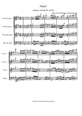 March! (recorders quartet AATB)